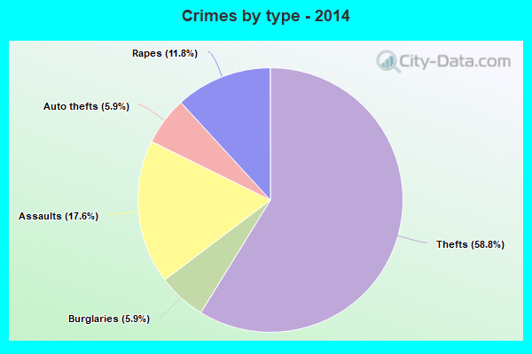 Crimes by type - 2014