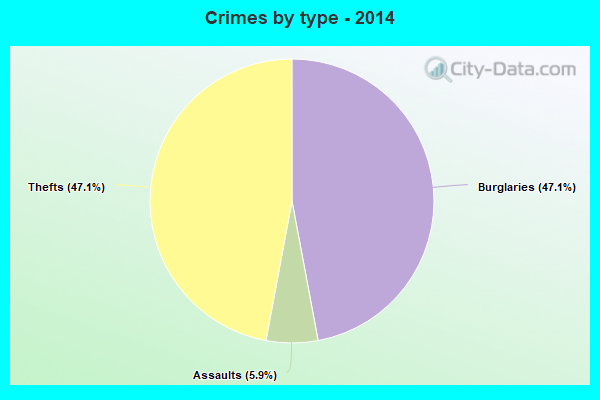 Crimes by type - 2014