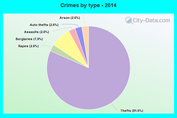 Crimes by type - 2014