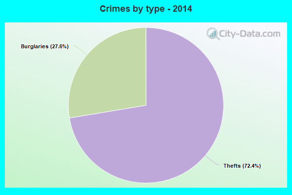 Crimes by type - 2014