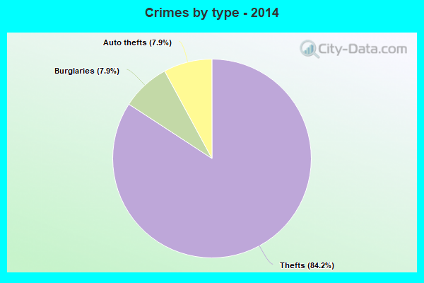 Crimes by type - 2014