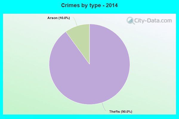 Crimes by type - 2014