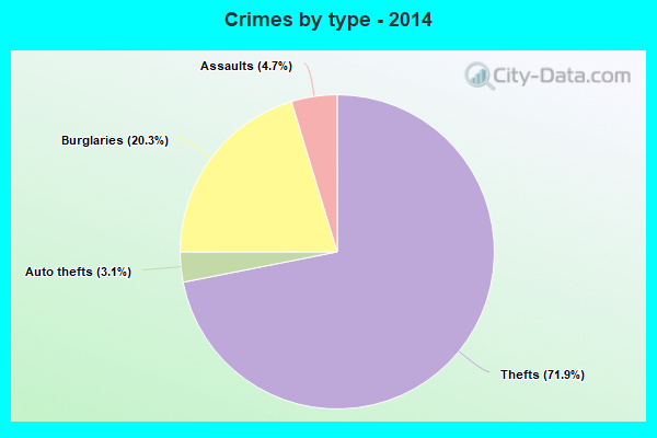 Crimes by type - 2014