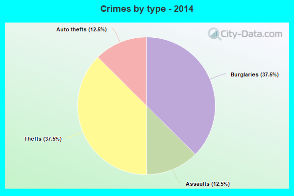 Crimes by type - 2014