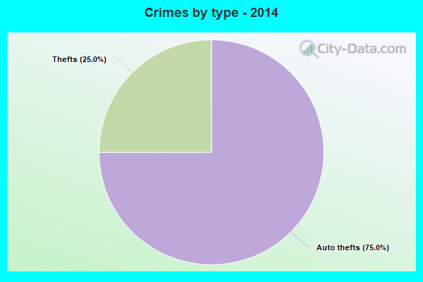 Crimes by type - 2014