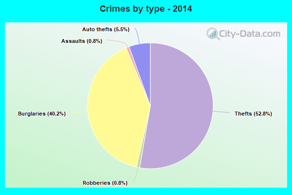 Crimes by type - 2014