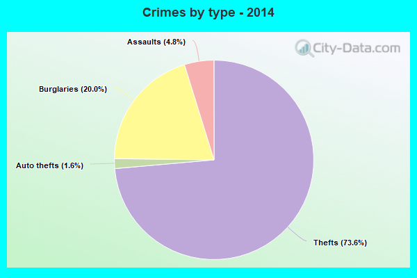 Crimes by type - 2014