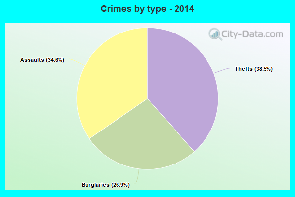 Crimes by type - 2014