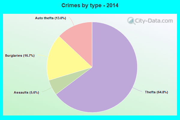 Crimes by type - 2014