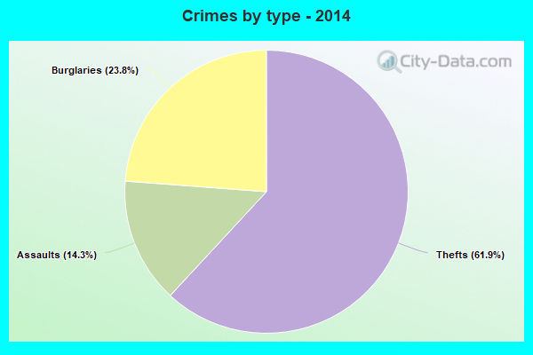 Crimes by type - 2014