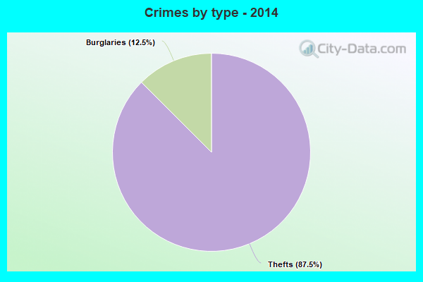 Crimes by type - 2014