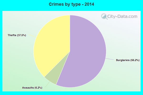 Crimes by type - 2014