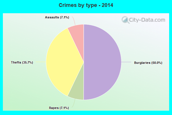 Crimes by type - 2014