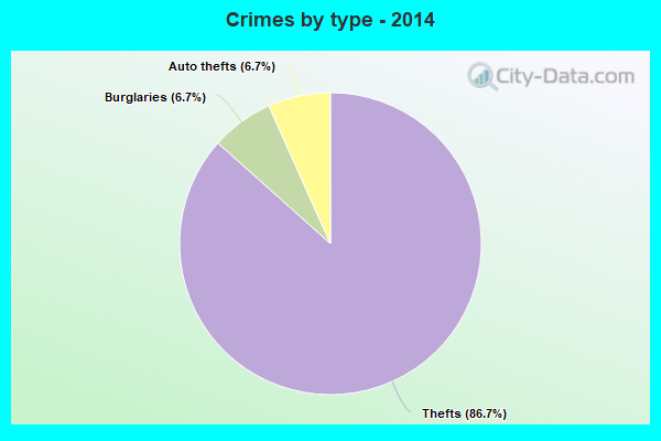 Crimes by type - 2014