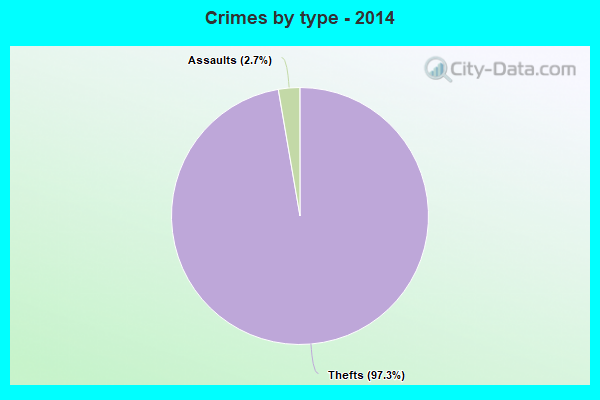 Crimes by type - 2014