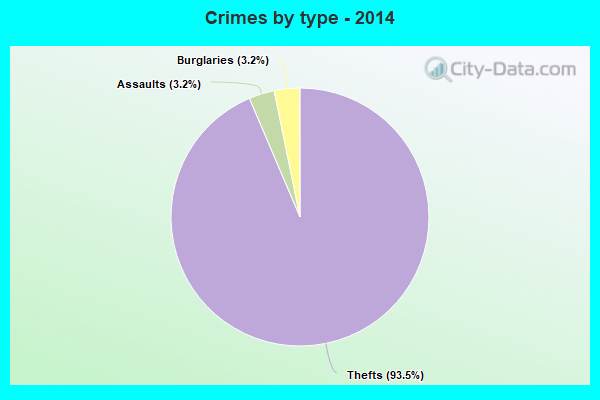 Crimes by type - 2014