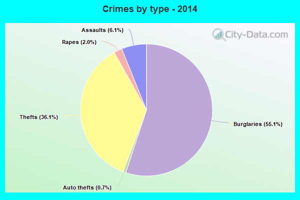 Crimes by type - 2014