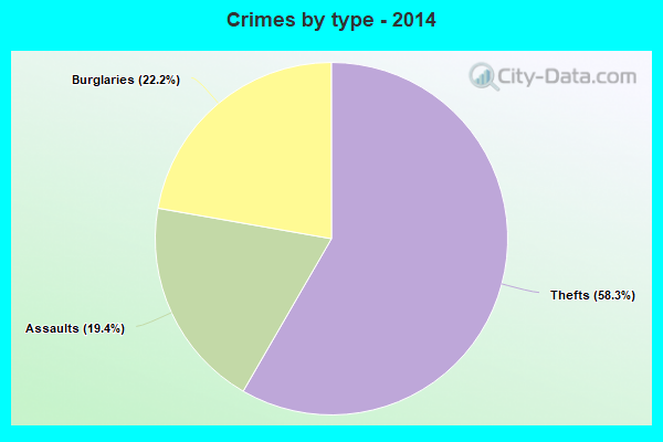 Crimes by type - 2014