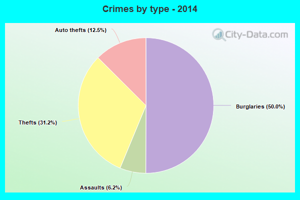 Crimes by type - 2014