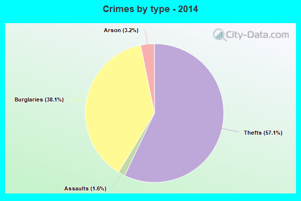 Crimes by type - 2014