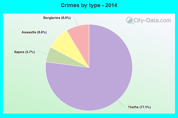 Crimes by type - 2014