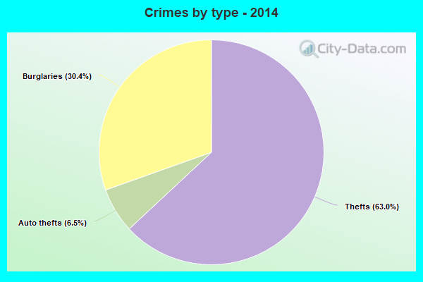 Crimes by type - 2014