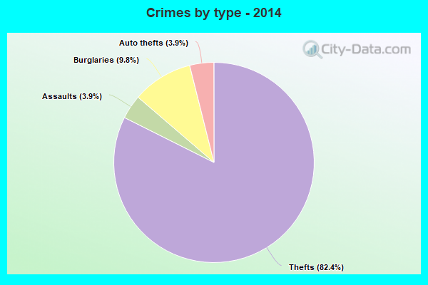 Crimes by type - 2014