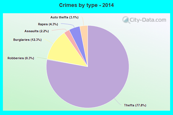 Crimes by type - 2014