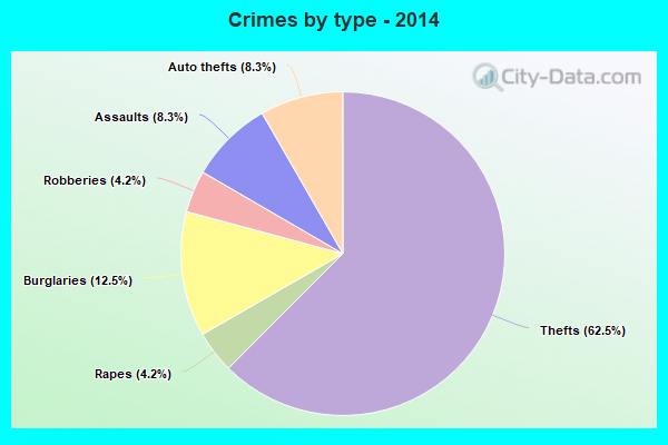 Crimes by type - 2014