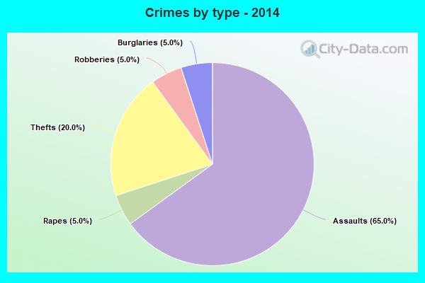 Crimes by type - 2014