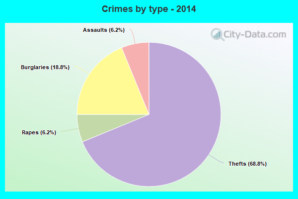 Crimes by type - 2014