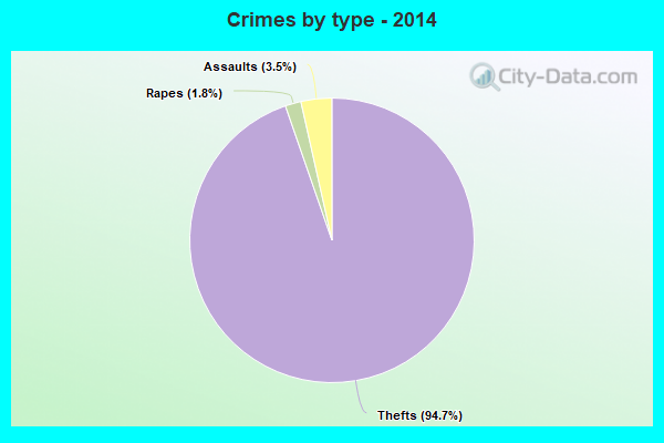 Crimes by type - 2014