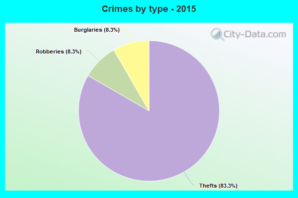 Crimes by type - 2015