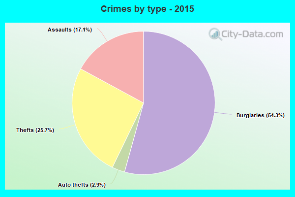 Crimes by type - 2015