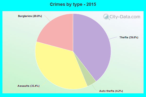 Crimes by type - 2015