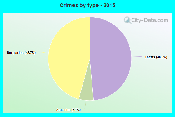 Crimes by type - 2015