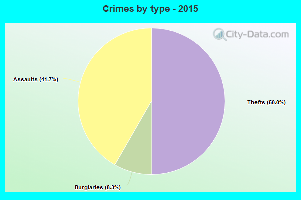 Crimes by type - 2015