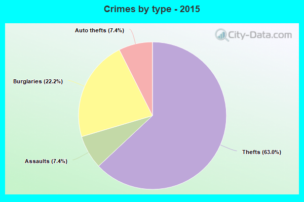 Crimes by type - 2015