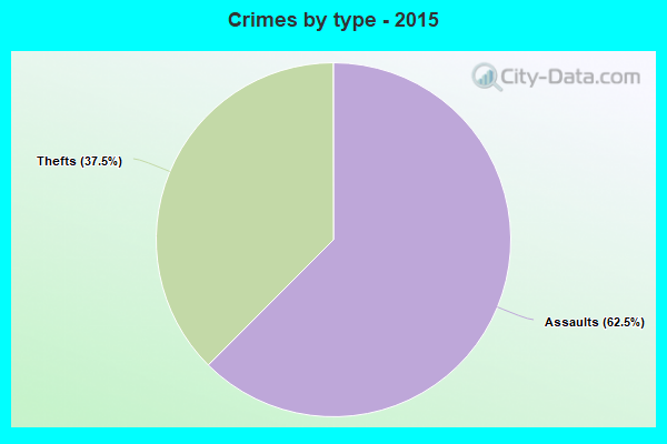 Crimes by type - 2015