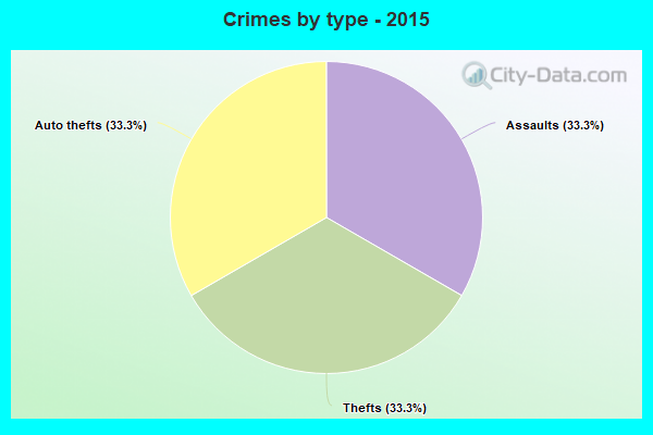 Crimes by type - 2015