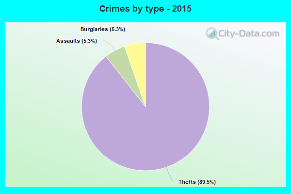 Crimes by type - 2015