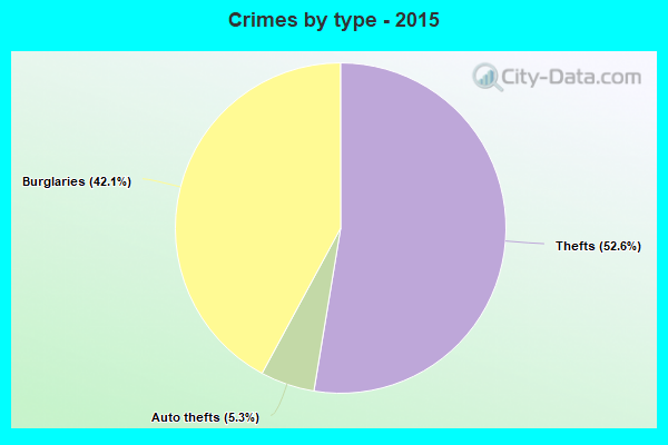 Crimes by type - 2015