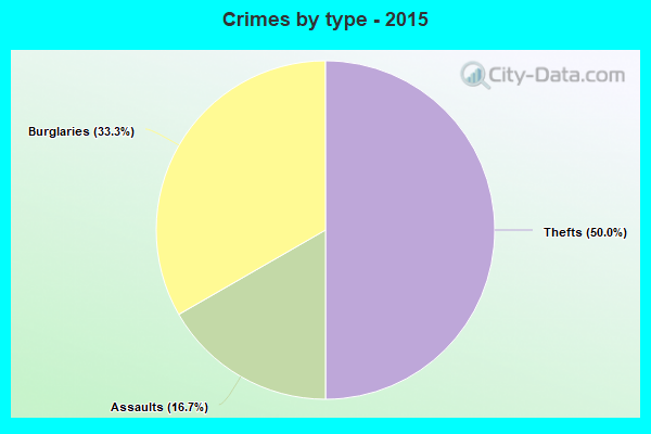 Crimes by type - 2015