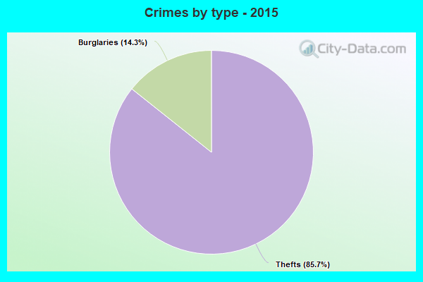 Crimes by type - 2015