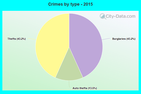 Crimes by type - 2015