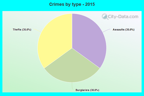 Crimes by type - 2015