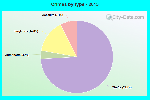 Crimes by type - 2015