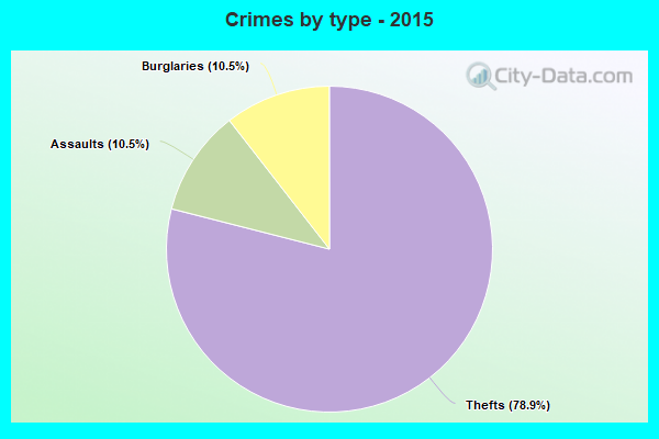 Crimes by type - 2015