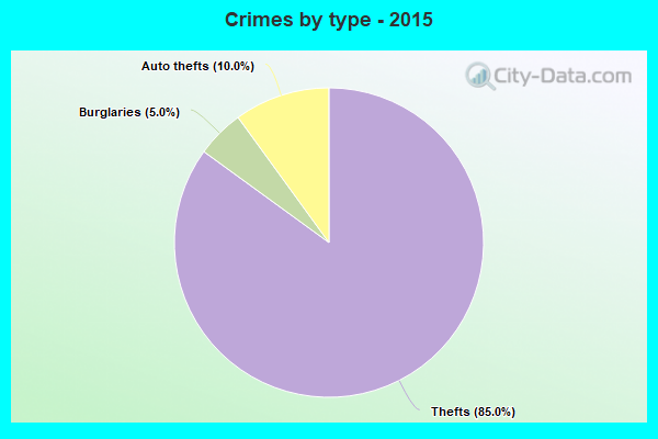 Crimes by type - 2015