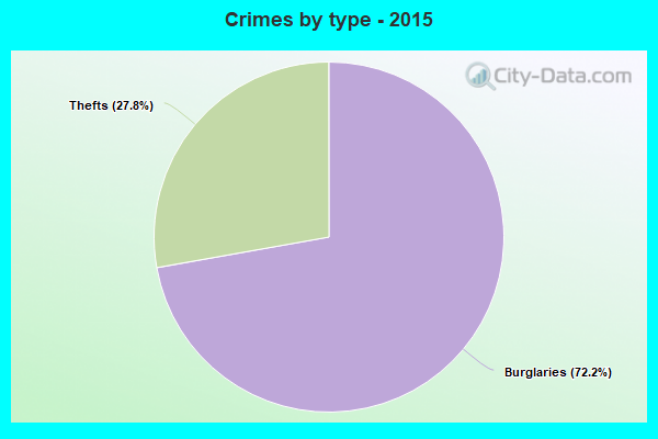 Crimes by type - 2015